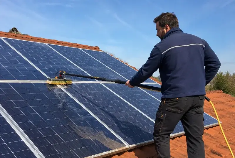 Nettoyage et entretien de panneaux solaires à Parnans
